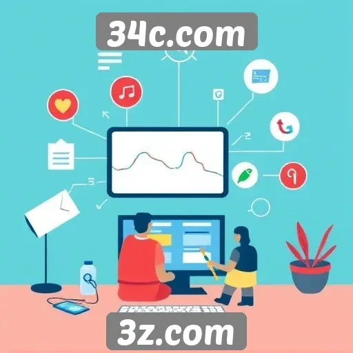 Estratégias de marketing do site 34c.com