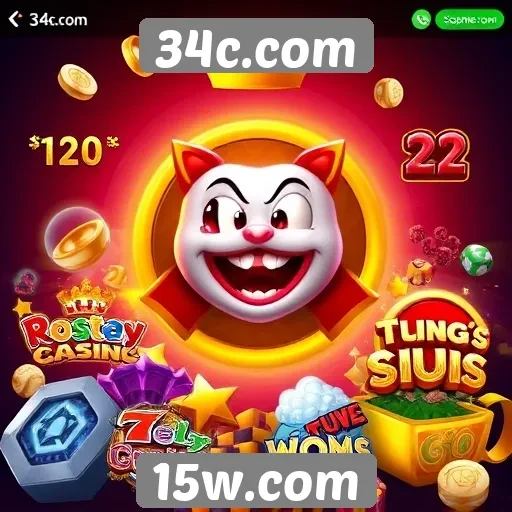 Jogos populares disponíveis no site 34c.com